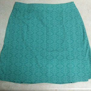 Rip Skirt Hawaii size Large  Green Batik  NEW